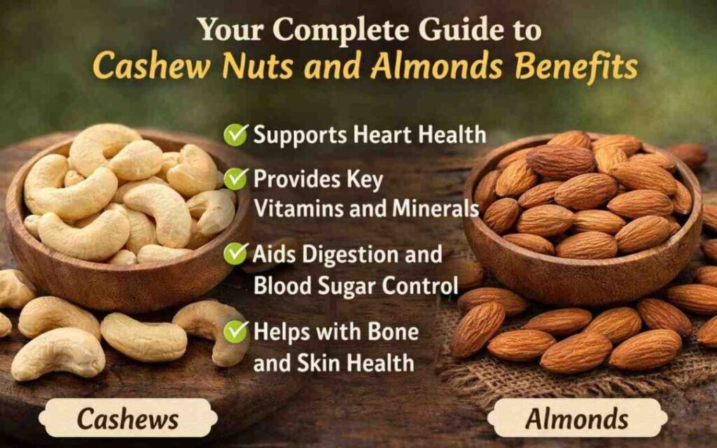 Your Complete Guide to Cashew Nuts and Almonds Health Benefits
