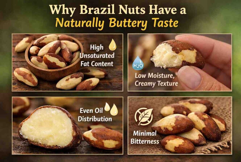 Why Brazil Nuts Have a Naturally Buttery Taste
