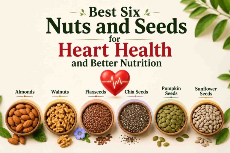 Best Six Nuts and Seeds for Heart Health and Better Nutrition