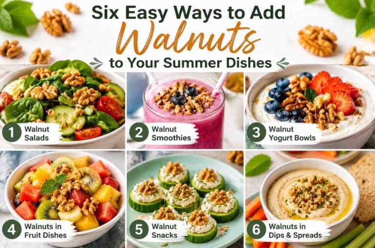 Six Easy Ways to Add Walnuts to Your Summer Dishes