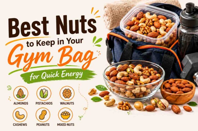 Best Nuts to Keep in Your Gym Bag for Quick Energy and Daily Workouts
