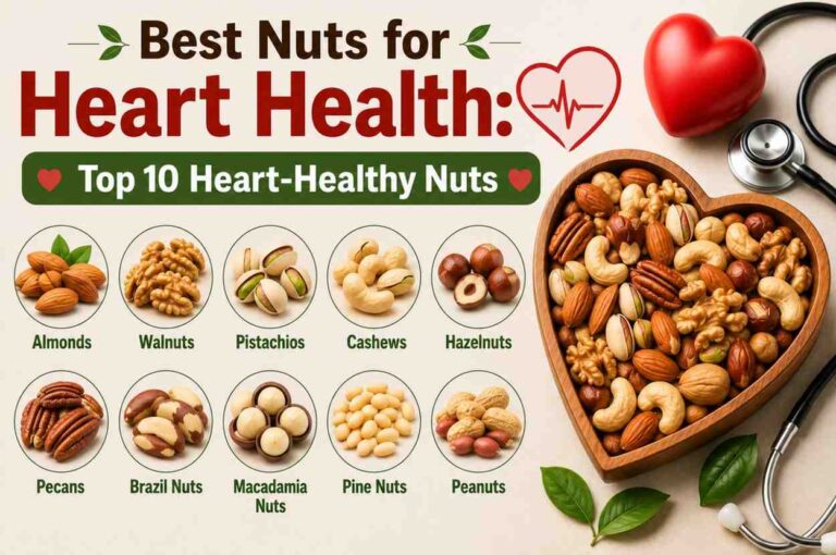 Best Nuts for Heart Health: Top 10 Heart-Healthy Nuts and Their Benefits