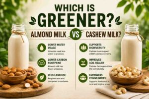 Which Is Greener: Almond Milk or Cashew Milk?